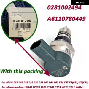 OE 0281002494 A6110780449 0281002481 コモンレール ソレノイド バルブ DRV バルブ BMW 1 3シリーズ X3 X5 メルセデスベンツ W169 W203 W1