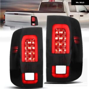 2PC LED テールライト アセンブリ ダッジラム 1500 2500 3500 2009-2018 リアブレーキリバースライトカーアクセサリープラグアンドプレイ