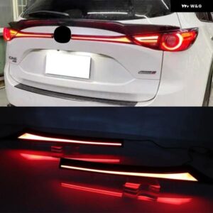 1ペア リアバンパー トランク テールライト CX-5 CX5 2017-20 LED ブレーキライト ダイナミックウィンカー リフレクター カスタムパーツ ア
