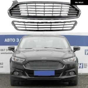 フロント レーシング 改築バンパー グリル 上部アンダーラジエーターグリル フォード モンデオフュージョン 2013-16 カスタムパーツ アクセ