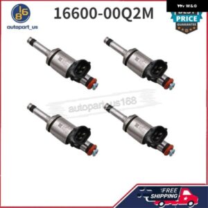 2016-2019 日産 キャシュカイ J11 1.2 ガソリンオート 4個 燃料インジェクター 16600-00Q2M 1660000Q2M 16600 00Q2M カスタムパーツ アクセ