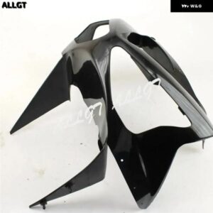 ABS プラスチック フロント 未塗装 ブラック アッパーノーズ フェアリング 2003 2004 カワサキ ニンジャ ZX6R 636 カスタムパーツ アクセサ