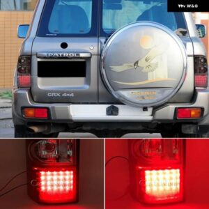 日産 パトロール Y61 35521 LED リア テールライト ストップブレーキランプ フォグランプ カーアクセサリー カスタムパーツ アクセサリー