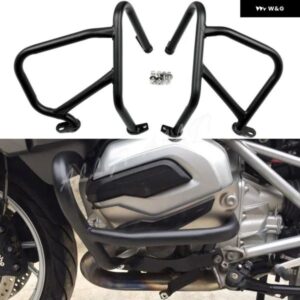 フロント エンジンガード クラッシュバー BMW R1200RS R1200R 2015-18 ブラック カスタムパーツ アクセサリー 交換用部品 互換品