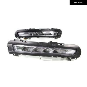 1セット DRL 運転デイタイム ランニングライト フォグランプ フォード モンデオフュージョン 2011 2012 2013 12V リレーデイライトイエロー