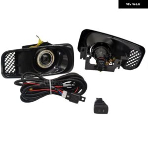 車 DRL ホンダ シビック 1999 2000 LED デイタイム ランニングライト フロントバンパー フォグランプ FOGLIGHT アセンブリ エンジェルアイウ