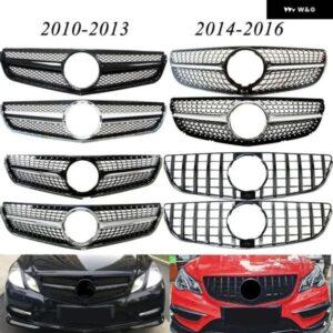 フロント レーシング バンパー グリル アッパー改築グリル メルセデスベンツ W207 E クーペ 2009-16 カスタムパーツ アクセサリー 交換用部