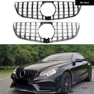 フロントバンパー レーシング グリル フェイスリフトグリル カバー メルセデスベンツ W207 E クーペ 2014 2015 2016 TGR カスタムパーツ ア