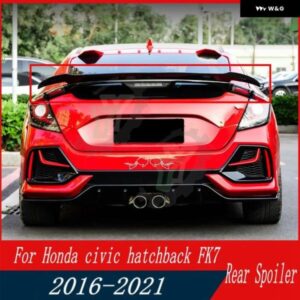 ホンダ シビック ハッチバック FK7 2016-21 リア トランク スポイラー リアウイングリップトリム カスタムパーツ アクセサリー 交換用部品