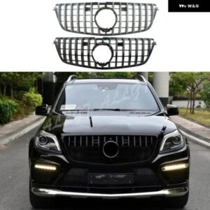 フロント レーシング バンパー グリル アッパーフェイスリフトグリル メルセデスベンツ クラス GL X166 2013 2014 2015 カスタムパーツ ア
