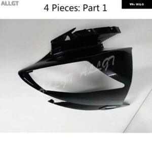 フロントノーズカウル アッパー フェアリング ヤマハ 2006-2007 YZFR6 07 マットブラック グロッシーブラック カスタムパーツ アクセサリー