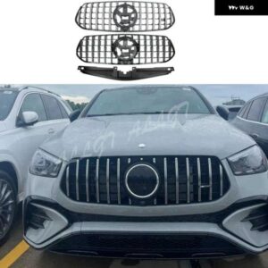 フロント レーシング フェイスリフトグリル アッパーラジエーターカバー メルセデスベンツ V167 W167 GLE300 GLE350 GLE400 GLE450D2023 20