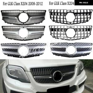 フロント レーシング ビレットバンパー グリル アッパーフェイスリフトグリル メルセデスベンツ X204 GLK クラス 2008-15 カスタムパーツ