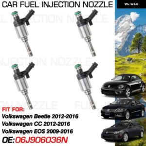フォルクスワーゲン ビートル フォルクスワーゲン パサート CC 2012-2016 フォルクスワーゲン EOS 2009-2016 1X 燃料インジェクター ノズル
