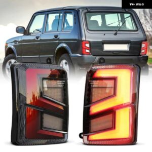 LED リアライト LADA NIVA 4X4 LED テールライト ストップブレーキウィンカー DRL ランニングライト LADA 4X4 NIVA 1995 + カスタムパーツ