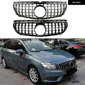 フロント レーシング バンパー グリル アッパーラジエーターグリル カバー メルセデスベンツ W246 Bクラス B160 B180 B220 B200 B250 2012-