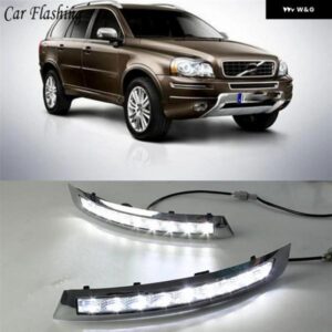 点滅 1ペア DRL デイ運転 ランニングライト 昼光ウィンカー ボルボ XC90 2007-13 カスタムパーツ アクセサリー 交換用部品 互換品