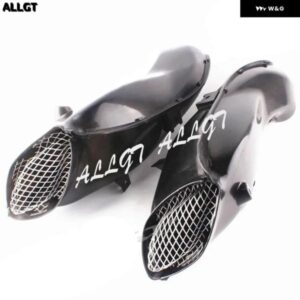 カバー フェアリング スズキ GSXR600/750 2004-2005 ラムエアインテークチューブダクトブラック ABS プラスチック カスタムパーツ アクセサ