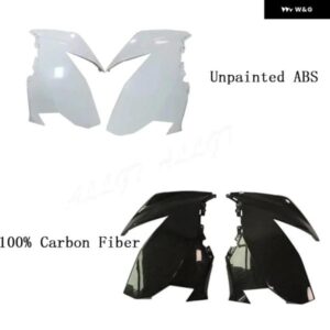 未塗装 ABS プラスチック /100% カーボンアッパーサイド フェアリング カウル カウリングカバー KAWASAKI NINJA 400 2018 2019 カスタムパ
