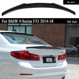 カーボンリアウイング トランク リッドスポイラー ウイング BMW 4シリーズ F33 2014-18 カスタムパーツ アクセサリー 交換用部品 互換品