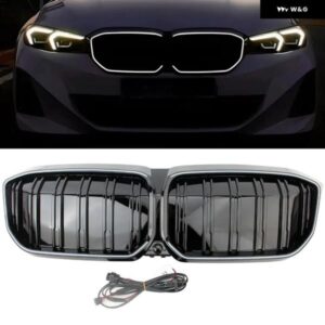 LED フロント発光イルミネーション BMW I3 EDRIVE 30 35 40 LCI 2022-2024 ダブルフィン カスタムパーツ アクセサリー 交換用部品 互換品