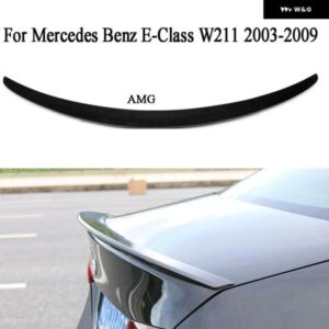 カーボンリア トランク スポイラー メルセデスベンツ E クラス W211 37865 AMG スタイル カスタムパーツ アクセサリー 交換用部品 互換品