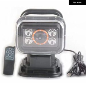 360 度回転 60ワット 12 V 24 V LED サーチライトボートマリンオフロード 4 4 スポットライトリモコンカーアクセサリー カスタムパーツ ア