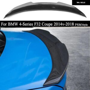 カーボンリアウイング トランク リッドスポイラー ウイング BMW 4シリーズ F32 クーペ 2014-18 PSM スタイル カスタムパーツ アクセサリー