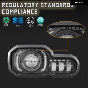 BMW LED ライト ヘッドライト フロントドライビングライトハイロービーム DRL 付き F800GS 2006-2017 F800GS ADVENTURE 2012-2017 カスタム