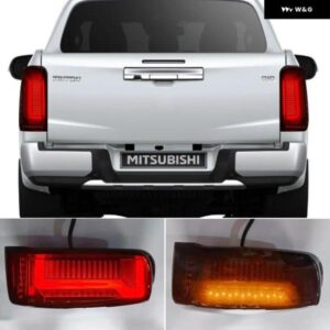 カースタイリング テールライト テールライト LED リアランプ DRL ブレーキ 信号 リバース 三菱 L200 トリトン 2019-21 カスタムパーツ ア