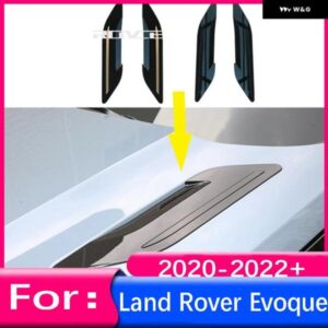 スナップ式ボンネット エアベント アウトレットウイングカバー トリム ランドローバー レンジローバー イヴォーク 2020 2021 2022+ LR11446