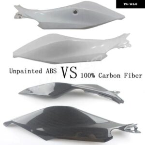 未塗装 ABS プラスチック /100% カーボンテールサイド フェアリング カウル KAWASAKI NINJA 400 2018 2019 カスタムパーツ アクセサリー 交