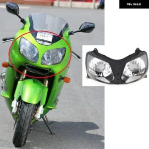 フロント ヘッドライト ヘッドランプ KAWASAKI NINJA ZX12R 02 03 04 05 06 07 08 ホワイト カスタムパーツ アクセサリー 交換用部品 互換