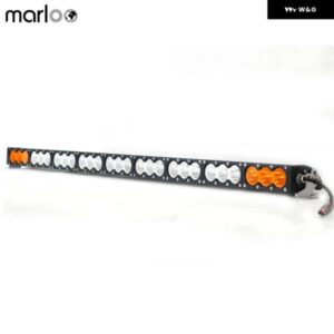 車 12V 24V 48インチ LED ライト バー 270ワット アンバーホワイト LED ライト バースポットフラッドコンボオフロード作業運転オフロード 4