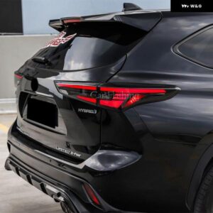 カースタイリング テールライト テールライト トヨタ ハイランダー 2020 2021 2022 リアランプ DRL ダイナミックウィンカー リバースブレー