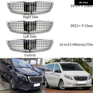 フロント レーシング フェイスリフト ラジエーター アッパー グリル メルセデス ベンツ V クラス W447 V220D V250D V260L メトリス/ヴィト