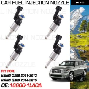 燃料インジェクターノズル噴射インフィニティ QX56 2011-2013 インフィニティ QX80 2014-2015 カーアクセサリー 16600-1LA0A 0261500070 カ