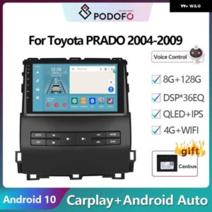 トヨタ プラド 2004-2009/ レクサス LX470/GX470 2004-2009 カーラジオ マルチメディア ビデオ プレーヤー ナビゲーション ステレオ GPS ラ