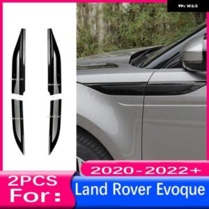 フロントフェンダー サイドグリル エアアウトレットベントカバー ドアアッパーモールディングトリム ランドローバー レンジローバー イヴォ