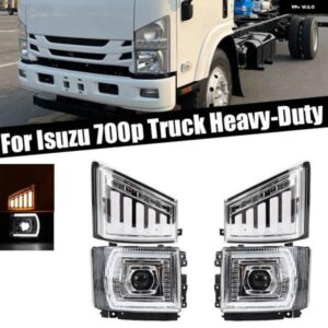 ISUZU 700P トラック 大型車 LED ヘッドライト フォグランプ デイタイム ランニングライト ウィンカー ドライビングシグナル ランプ アセンブリ