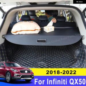 トランク カーゴカバー インフィニティ QX50 2018-2022 セキュリティシールド リアラゲッジカーテン 格納式パーティション プライバシーカーアクセサリー