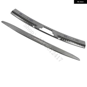 純電気 JAGUAR I-PACE 2018~2022 カーアクセサリー リア バンパー プロテクター シル トランク トレッドプレート トリム バンパー