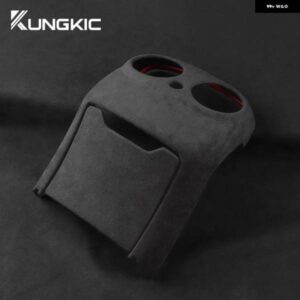 車用リア エアベント アウトレット カバー - イタリア製スーパースエード メルセデス ベンツ C クラス W205 2015-18 トリム インテリア アクセサリー