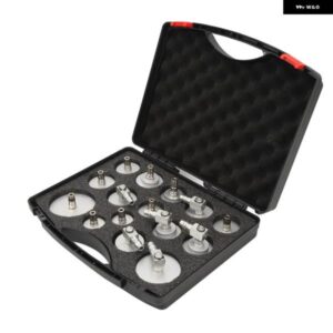 15個ブレーキブリーダー アダプター マスター シリンダー アダプターセット 漏れ防止ブレーキフルードブリーダー アダプター 汎用 自動車