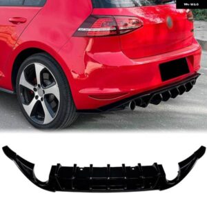 リア バンパー リップ ディフューザー スポイラー フォルクスワーゲン ゴルフ 7 MK7 スタンダード バージョン GTI 2013-2016