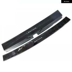 VW フォルクスワーゲン マルチバン T5/T6 2019-2023 リア スタイリング リアドア バンパー プロテクター シルプレート/ トランク トレッドプレート トリム