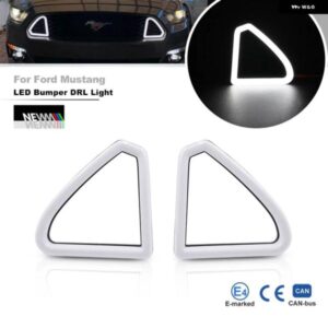 フォード マスタング 2015 2016 2017 フロント グリル フード バンパー LED DRL デイタイム ランニングライト オートデイライト