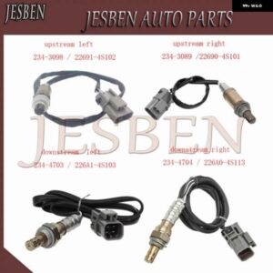 4個 234-3098 234-3089 234-4703 234-4704 フロント リア ラムダ オキシ O2 センサー 日産 FRONTIER XTERRA 3.3L V6 VG33E 2001-2003