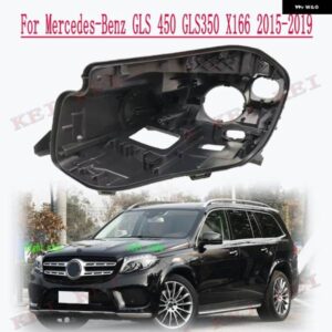 メルセデス ベンツ GLS GLS500 GLS450 GLS350 X166 2015-2019 ヘッドライト ハウジング ブラックシェルベース プラスチック ハウス