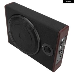 カーシート スピーカー パワフルなシート下パワードカーサブウーファー 超薄型構造 12V 10インチ BLUETOOTH 車載